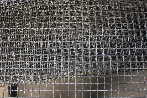 Duarbel Pre-Crimped Wire Mesh High Carbon Steel Lock Crimp Screen Long Lifespan