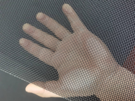 11 × 11 부식 저항성 스테인레스 스틸 보안 맷 0.8mm 와이어 파우더 코팅