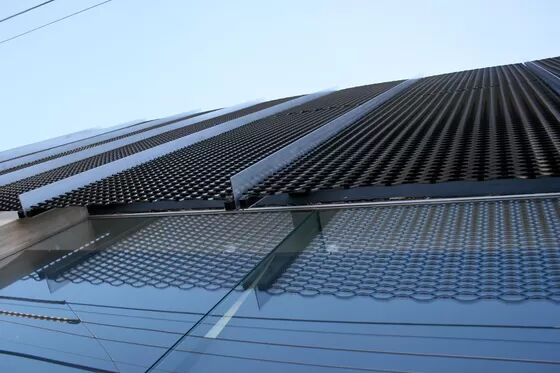 알루미늄 익스팬디드 메탈 스크린 메쉬 커튼월 아연 도금 건축 디자인 재료